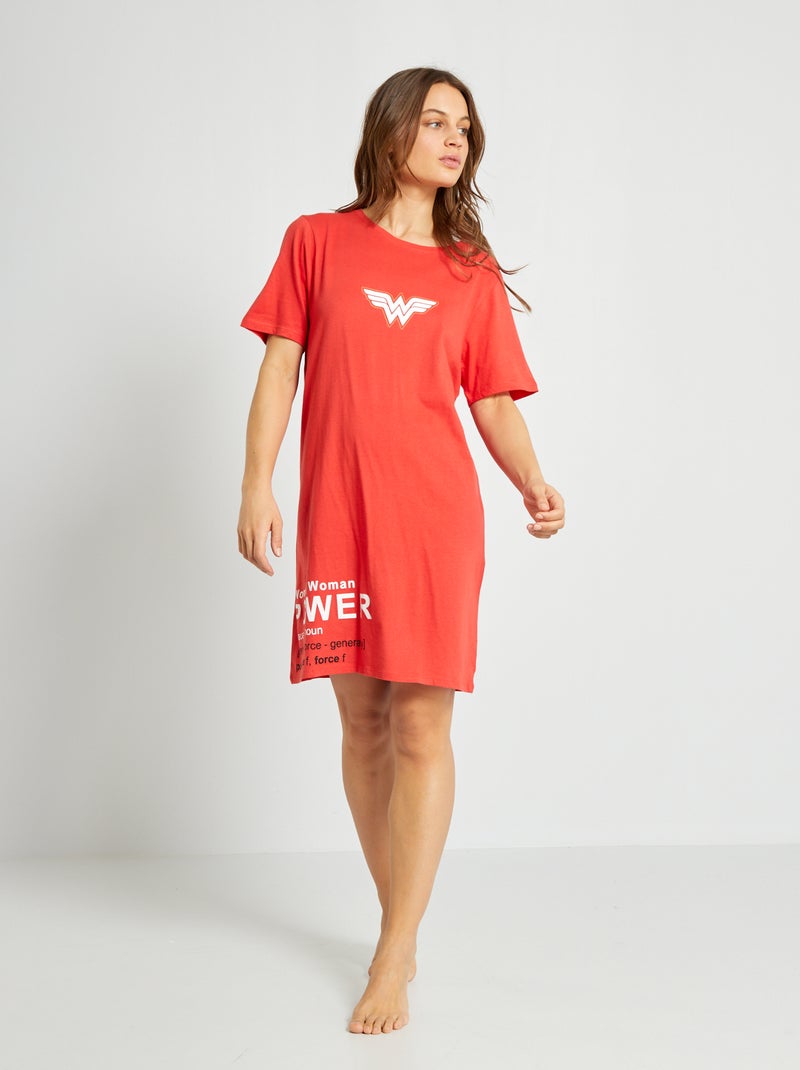 Camisa de noite 'Dc Cosmics Original' Vermelho - Kiabi