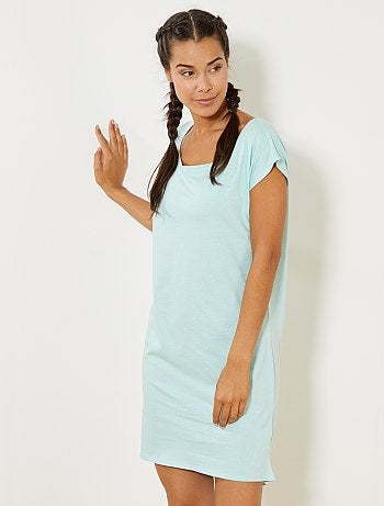 Camisa de noite em algodão - Kiabi