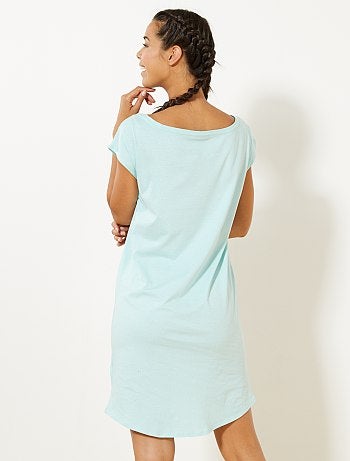 Camisa de noite em algodão - Kiabi