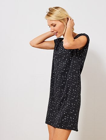 Camisa de noite em algodão - Kiabi