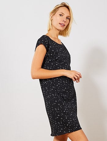 Camisa de noite em algodão - Kiabi