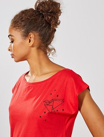 Camisa de noite em algodão - Kiabi