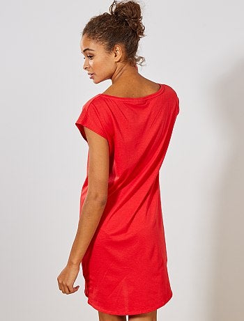 Camisa de noite em algodão - Kiabi