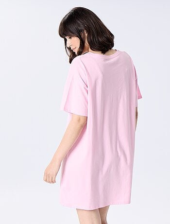 Camisa de noite em malha jersey
