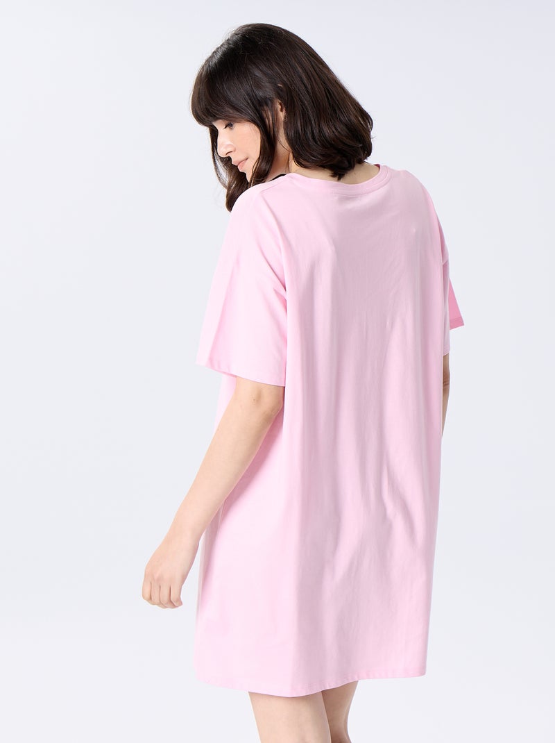 Camisa de noite em malha jersey Azul - Kiabi