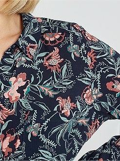 Camisa de noite estampada - Kiabi