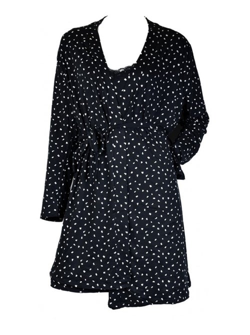 Camisa de noite mulher conforto conjunto 2 peças - Kiabi Camisa de noite mulher conforto conjunto 2 peças - Kiabi