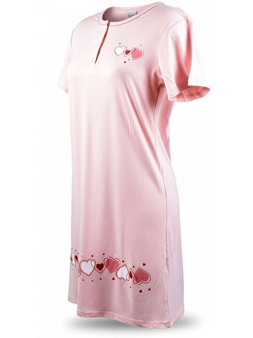 Camisa de noite mulher microfibra manga curta ozabi - Kiabi Camisa de noite mulher microfibra manga curta ozabi - Kiabi