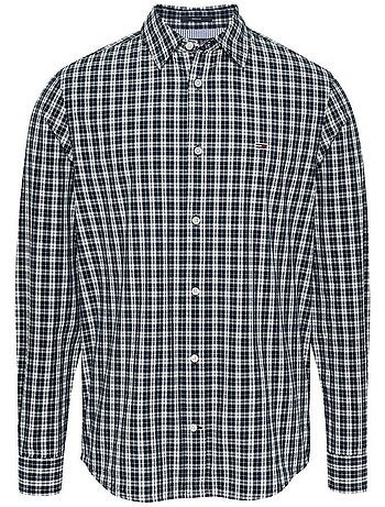 Camisa de Noite Tommy Hilfiger para Homem em Xadrez Marinho/Branco