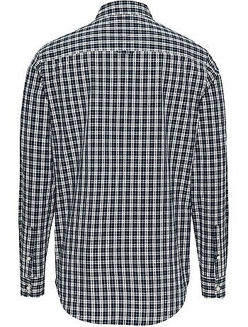 Camisa de Noite Tommy Hilfiger para Homem em Xadrez Marinho/Branco