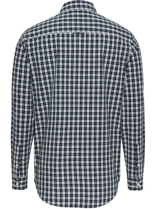 Camisa de Noite Tommy Hilfiger para Homem em Xadrez Marinho/Branco - Kiabi Camisa de Noite Tommy Hilfiger para Homem em Xadrez Marinho/Branco - Kiabi