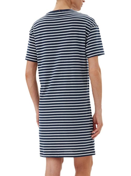 Camisa de Noite Tommy Hilfiger Riscas Marinho/Branco para Mulher - Kiabi