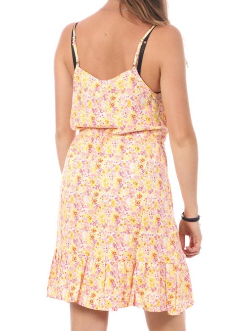 Camisa de Noite Vero Moda Easy Singlet Rosa/Amarelo para Mulher - Kiabi Camisa de Noite Vero Moda Easy Singlet Rosa/Amarelo para Mulher - Kiabi