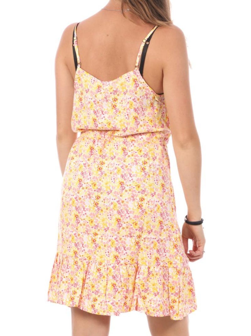Camisa de Noite Vero Moda Easy Singlet Rosa/Amarelo para Mulher Rosa - Kiabi