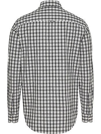 Camisa de Noite Xadrez para Homem Tommy Hilfiger Night Preto/Branco