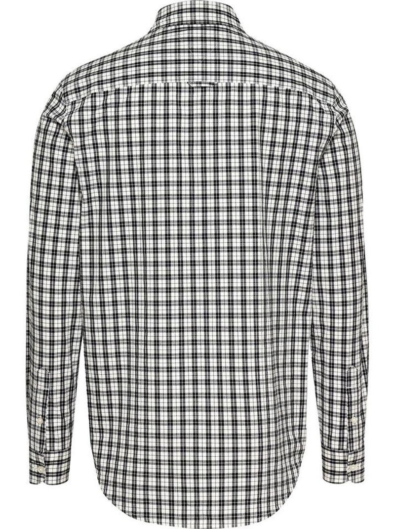 Camisa de Noite Xadrez para Homem Tommy Hilfiger Night Preto/Branco Preto - Kiabi