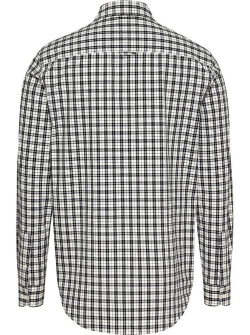 Camisa de noite xadrez para homem tommy hilfiger night preto/branco - Kiabi Camisa de noite xadrez para homem tommy hilfiger night preto/branco - Kiabi