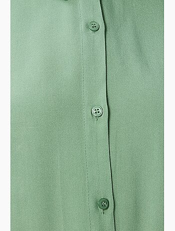 Camisa de popelina abotoada com colarinho istanbul