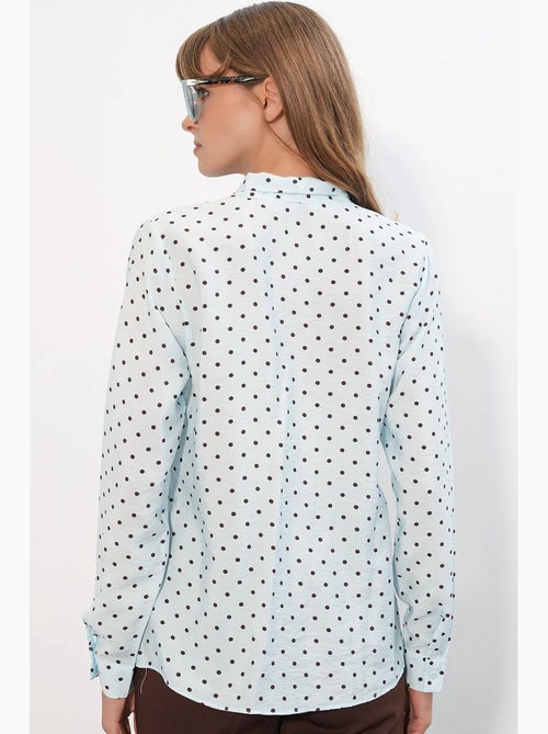 Camisa de popelina com bolinhas bdart - Kiabi Camisa de popelina com bolinhas bdart - Kiabi
