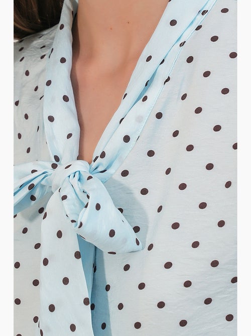 Camisa de popelina com bolinhas bdart - Kiabi Camisa de popelina com bolinhas bdart - Kiabi
