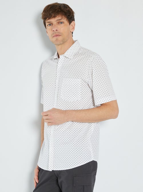 Camisa de popelina com estampado - Kiabi