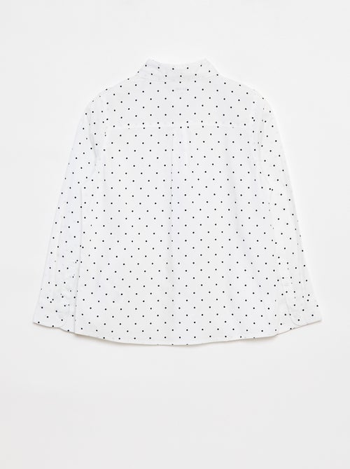 Camisa de popelina de manga comprida - Kiabi