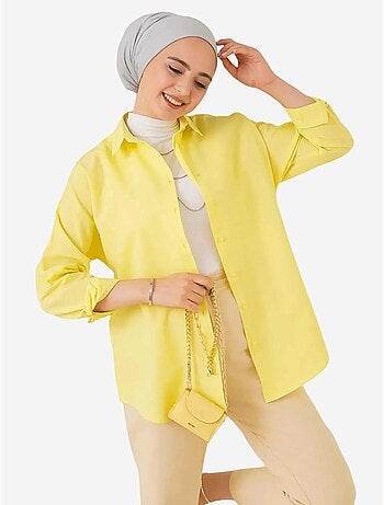Camisa de popelina relaxed fit com fecho de botões bdart