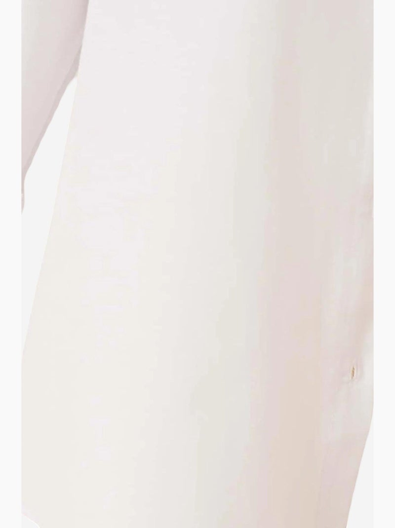 Camisa de popelina relaxed fit com fecho de botões bdart Branco - Kiabi