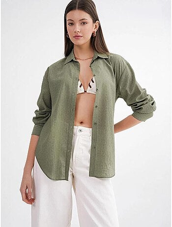 Camisa de popelina relaxed fit mixray