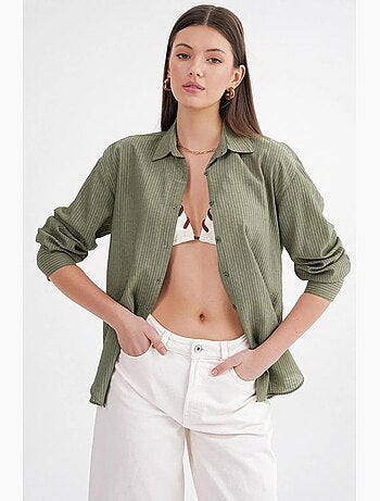 Camisa de popelina relaxed fit mixray