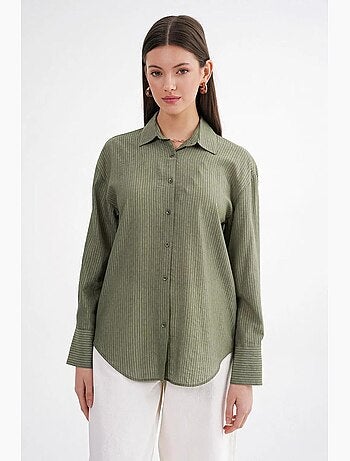 Camisa de popelina relaxed fit mixray