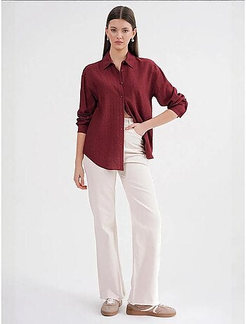 Camisa de popelina relaxed fit mixray