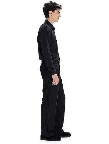 Camisa de popelina slim fit com botões giesto