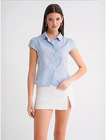 Camisa de popelina slim fit mixray