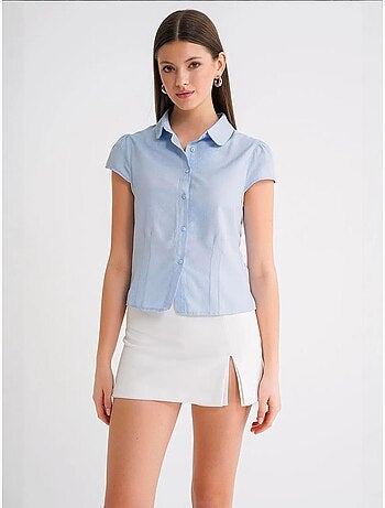 Camisa de popelina slim fit mixray