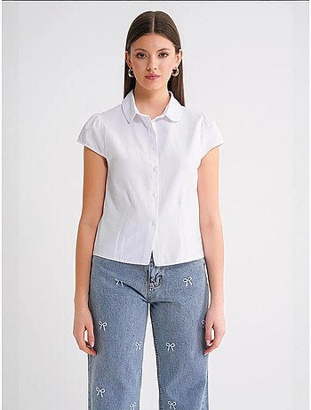 Camisa de popelina slim fit mixray