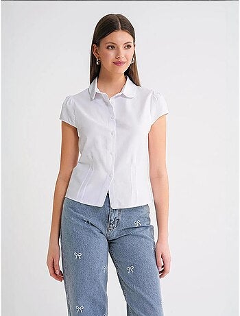 Camisa de popelina slim fit mixray