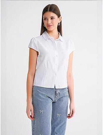 Camisa de popelina slim fit mixray