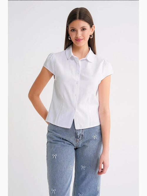 Camisa de popelina slim fit mixray - Kiabi