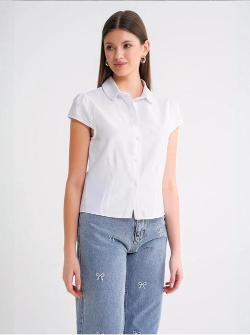Camisa de popelina slim fit mixray - Kiabi