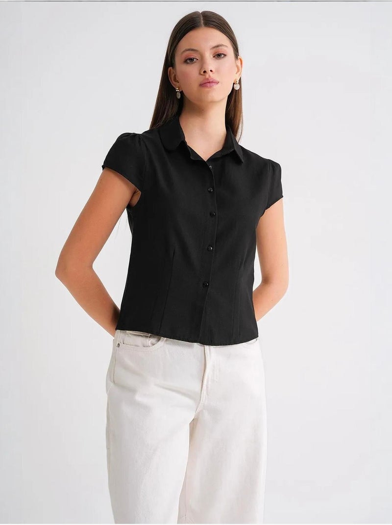Camisa de popelina slim fit mixray Preto - Kiabi