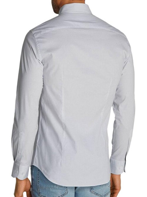 Camisa de Popelina Tommy Hilfiger para Homem Branca/Azul - Kiabi Camisa de Popelina Tommy Hilfiger para Homem Branca/Azul - Kiabi