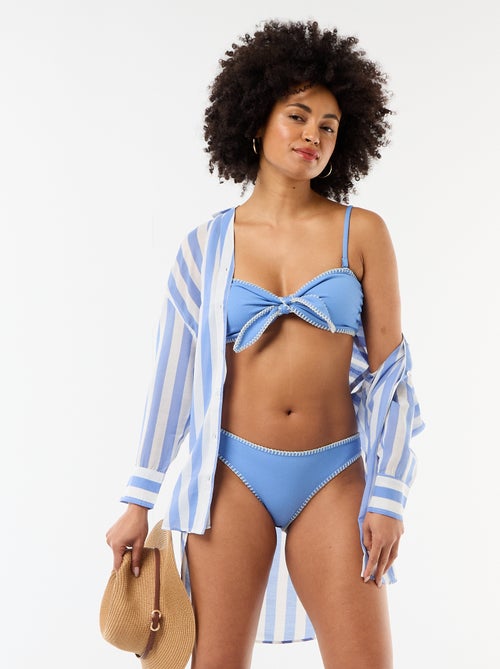 Camisa de praia fluida estampada - Kiabi