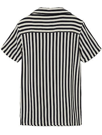 Camisa de Rapaz Name it Ferane Riscas Preto/Branco