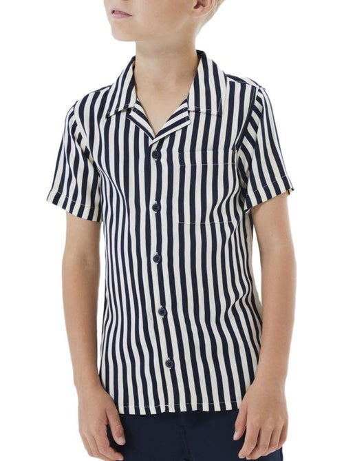 Camisa de Rapaz Name it Ferane Riscas Preto/Branco - Kiabi Camisa de Rapaz Name it Ferane Riscas Preto/Branco - Kiabi