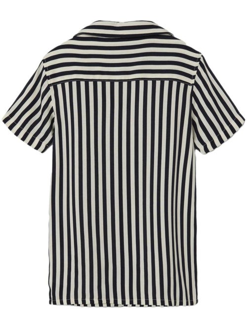 Camisa de Rapaz Name it Ferane Riscas Preto/Branco - Kiabi Camisa de Rapaz Name it Ferane Riscas Preto/Branco - Kiabi