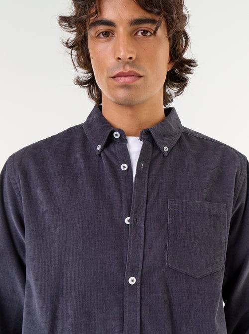 Camisa de veludo cotelê - Kiabi