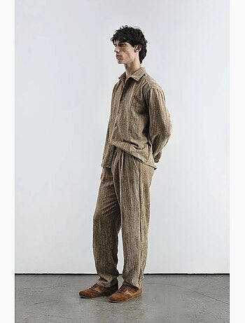 Camisa de veludo relaxed fit giesto
