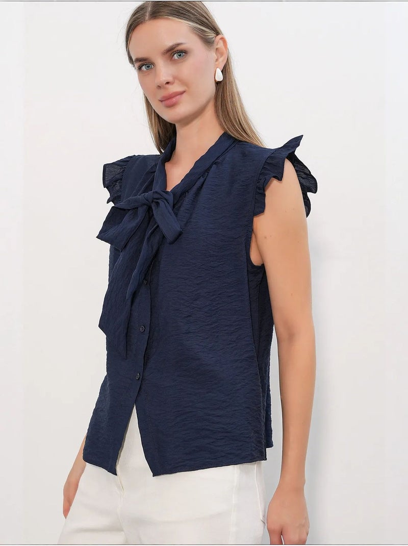 Camisa de viscose e nylon bdart Azul-marinho - Kiabi