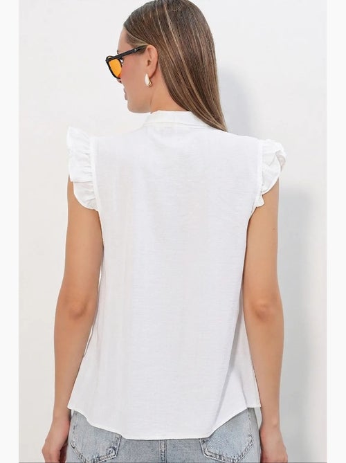 Camisa de viscose e nylon bdart - Kiabi Camisa de viscose e nylon bdart - Kiabi